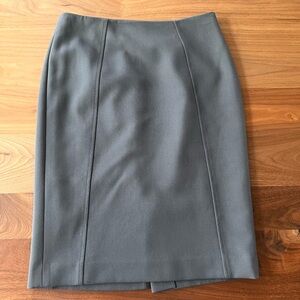 Elegant Gray Pencil Skirt